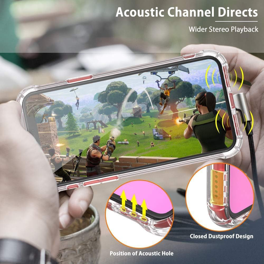 Case for Apple iPhone XR, Techsuit, Shockproof Clear, Transparent