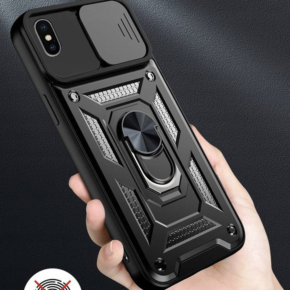 Case for Apple iPhone XS Max, Techsuit, CamShield, Black