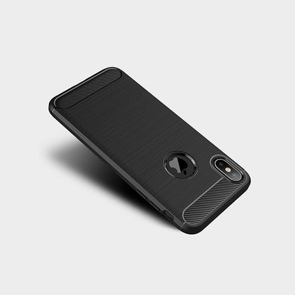 Θήκη για Apple iPhone XS Max, Techsuit, Άνθρακας, Μαύρο