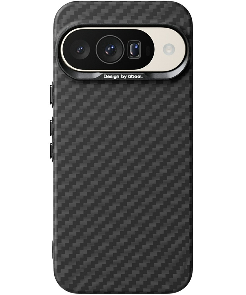 Case for Google Pixel 10 Pro / 10, Abeei, Carbon Minimalist, Black