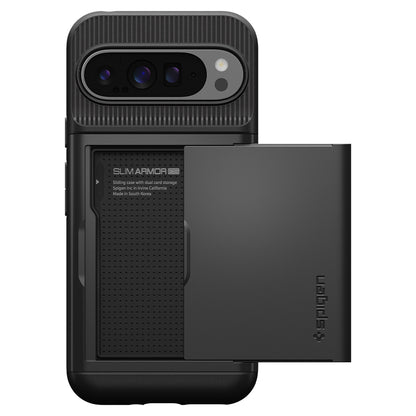 Θήκη για Google Pixel 9 Pro XL, Spigen, Slim Armor CS, Μαύρη ACS07729