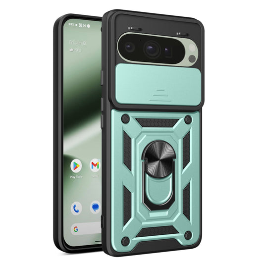 Θήκη για Google Pixel 10 Pro / 10, Techsuit, CamShield, Πράσινο