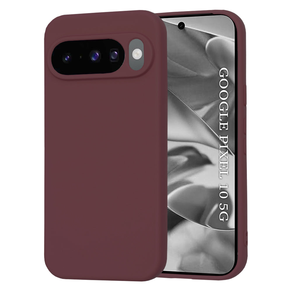 Θήκη για Google Pixel 10 Pro / 10, Techsuit, SoftFlex, Βυσσινί