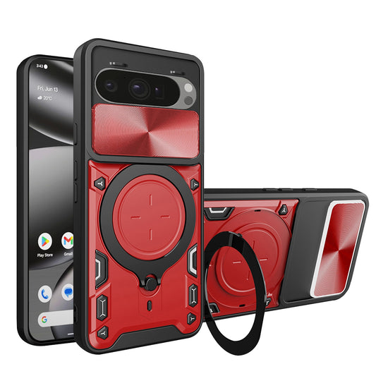 Θήκη για Google Pixel 10 Pro XL, Techsuit, CamGuard Pro, Κόκκινο