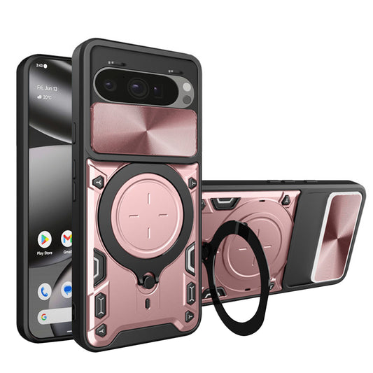 Θήκη για Google Pixel 10 Pro XL, Techsuit, CamGuard Pro, Ροζ Χρυσό