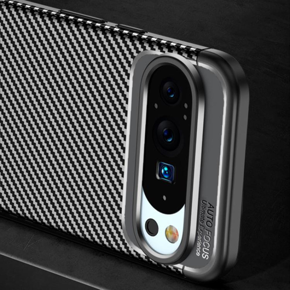 Θήκη για Google Pixel 10 Pro XL, Techsuit, CarbonFiber, Μαύρο