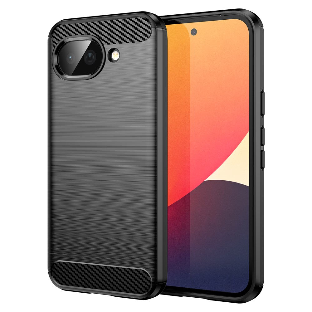 Θήκη για Google Pixel 10a, Techsuit, Καρμπόν, Μαύρη