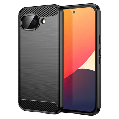 Θήκη για Google Pixel 10a, Techsuit, Καρμπόν, Μαύρη