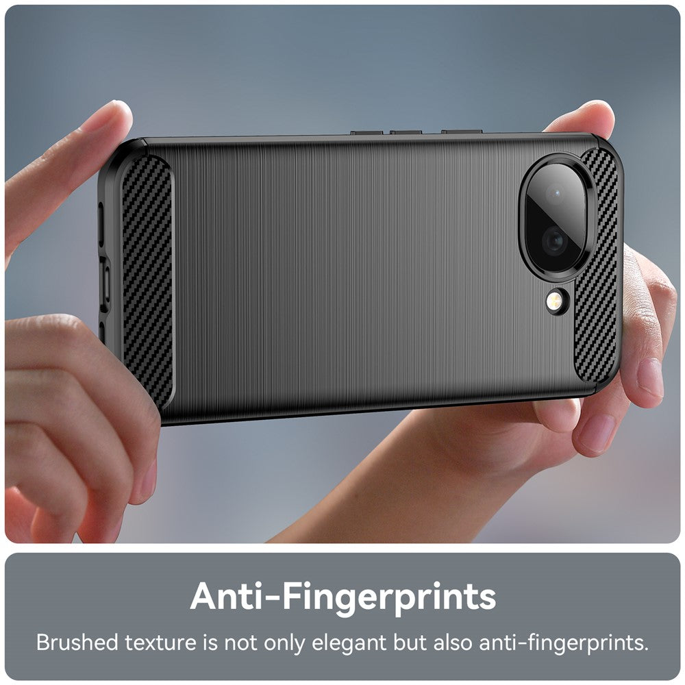 Θήκη για Google Pixel 10a, Techsuit, Καρμπόν, Μαύρη