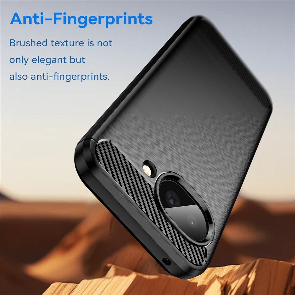 Θήκη για Google Pixel 10a, Techsuit, Καρμπόν, Μαύρη