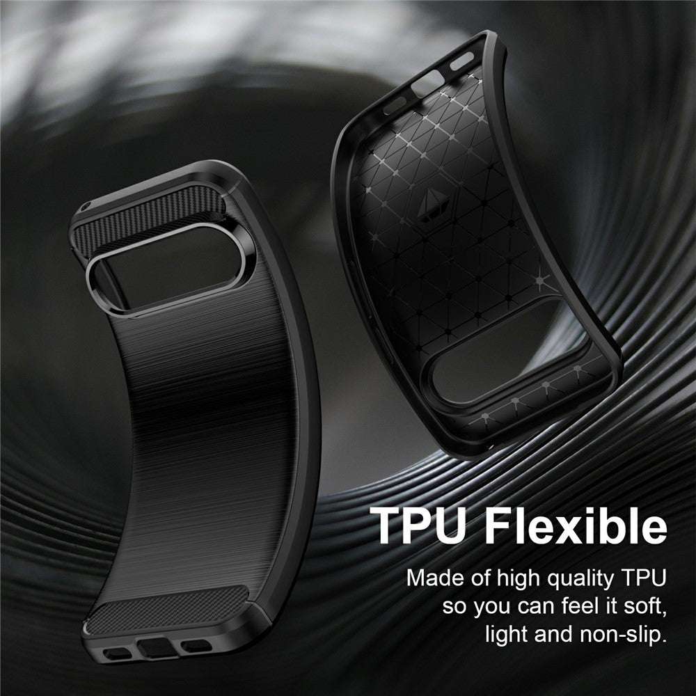 Θήκη για Google Pixel 11 Pro / 11, Techsuit, Carbon, Μαύρο