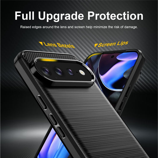 Θήκη για Google Pixel 11 Pro XL, Techsuit, Carbon, Μαύρο