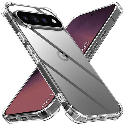 Θήκη για Google Pixel 11, Techsuit, Ανθεκτική σε Κρούσεις Διαφανής, Διάφανη