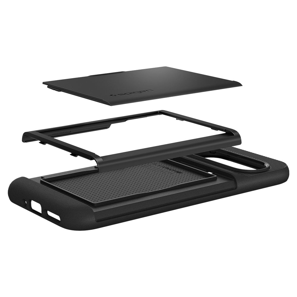Θήκη για Google Pixel 9 Pro XL, Spigen, Slim Armor CS, Μαύρη ACS07729