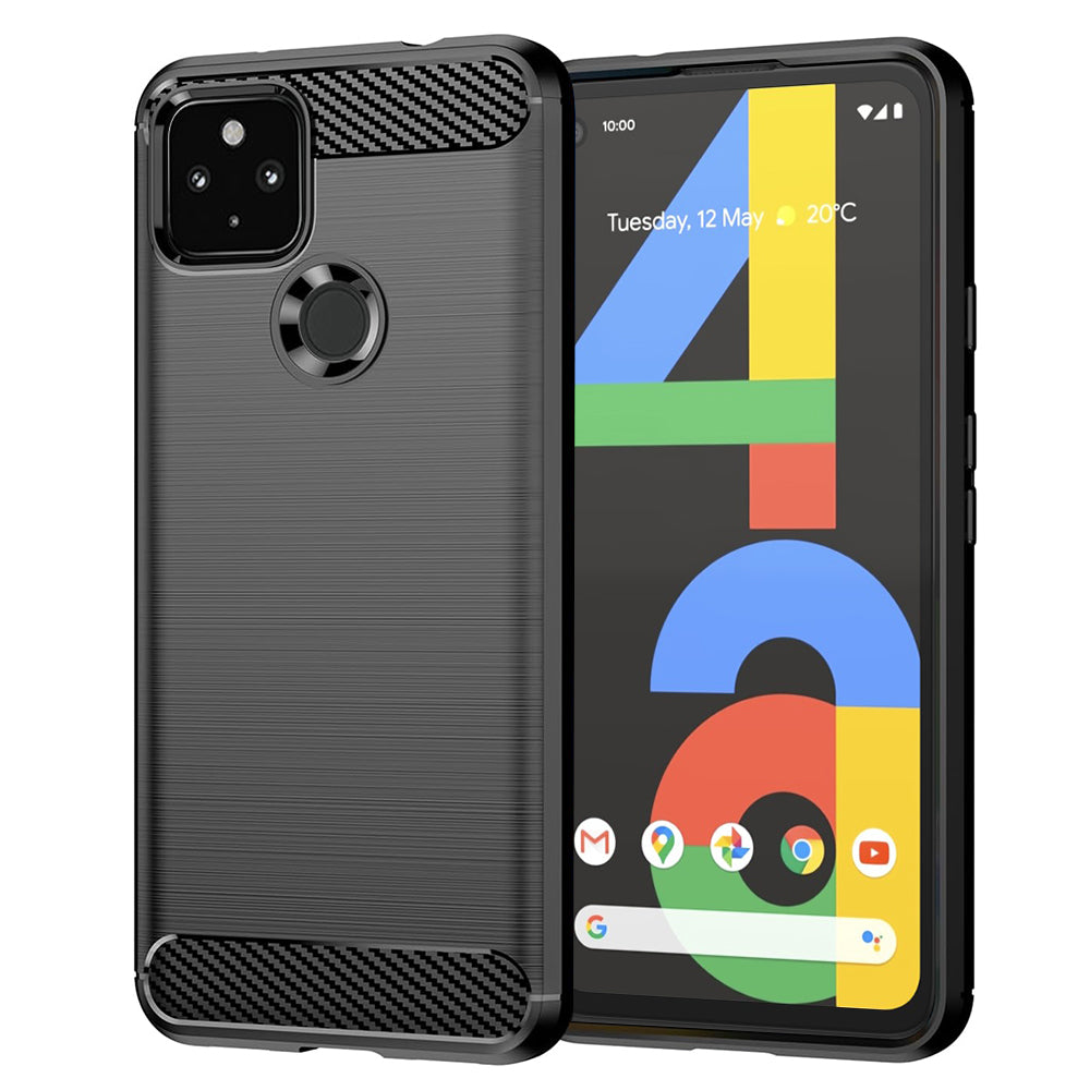 Θήκη για Google Pixel 4a 5G, Techsuit, Carbon, Μαύρο