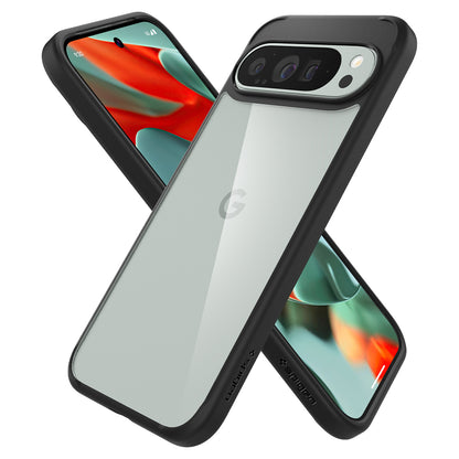 Θήκη για Google Pixel 9 Pro XL, Spigen, Ultra Hybrid, Ματ Μαύρη ACS07724