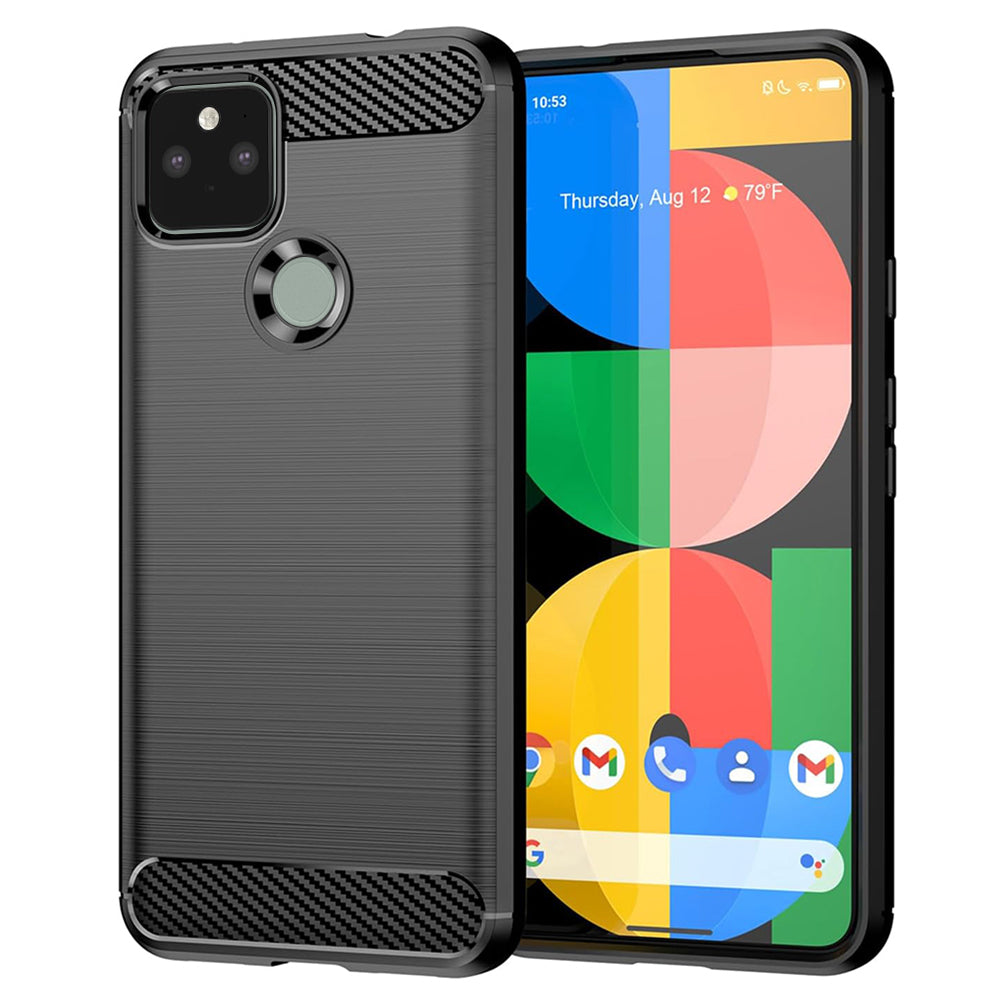 Θήκη για Google Pixel 5, Techsuit, Carbon, Μαύρο
