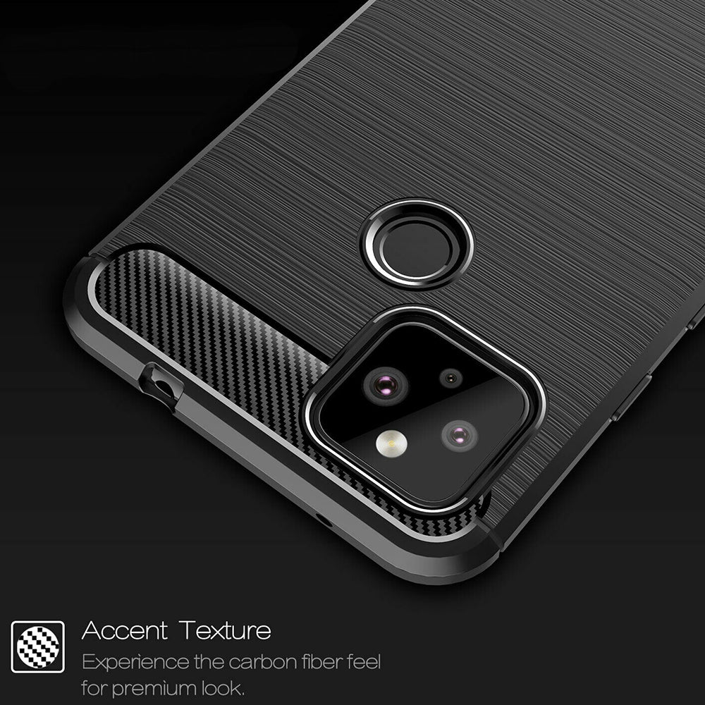 Θήκη για Google Pixel 5, Techsuit, Carbon, Μαύρο