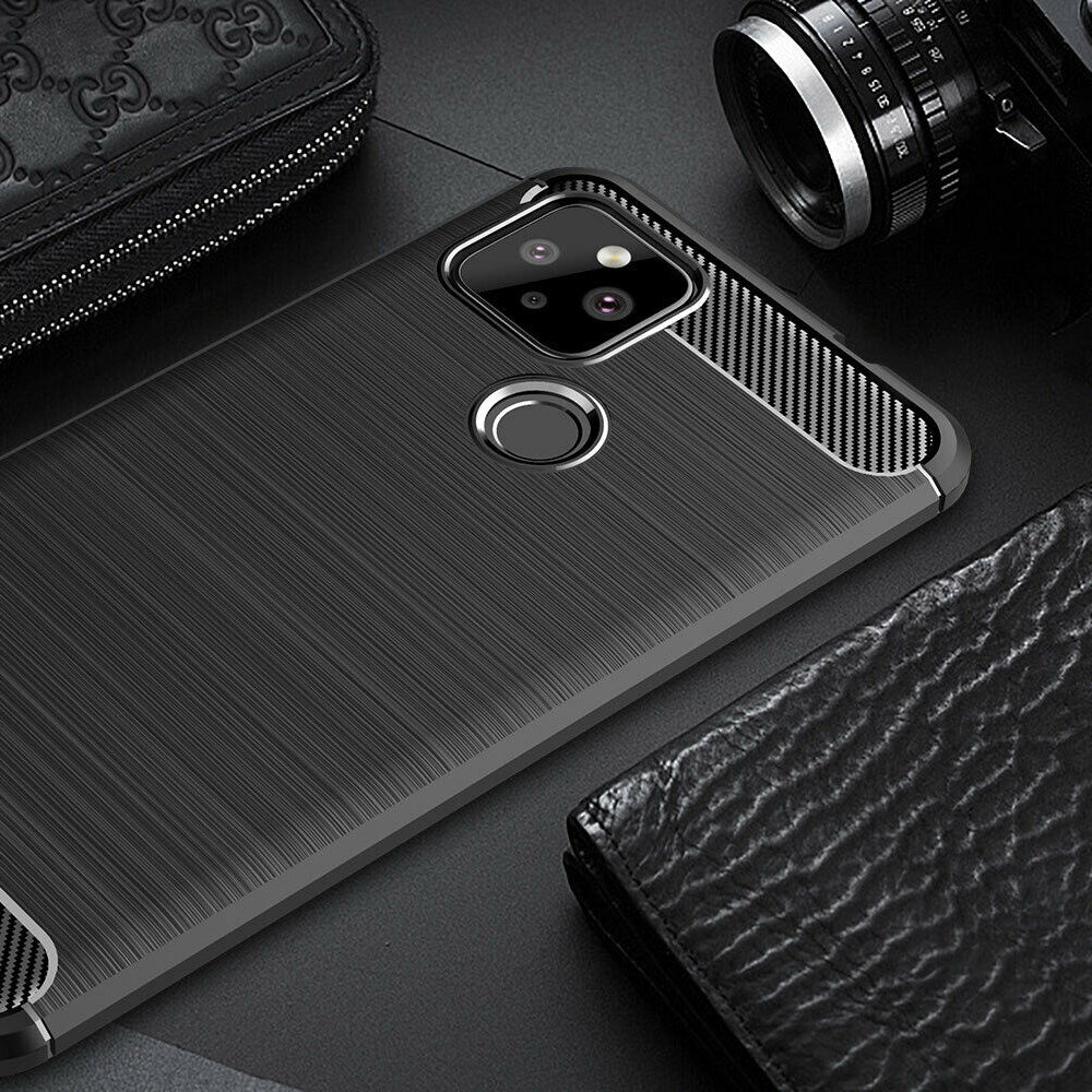 Θήκη για Google Pixel 5, Techsuit, Carbon, Μαύρο