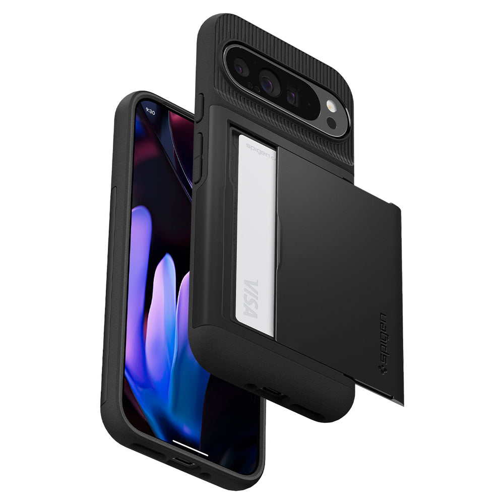 Θήκη για Google Pixel 9 Pro XL, Spigen, Slim Armor CS, Μαύρη ACS07729