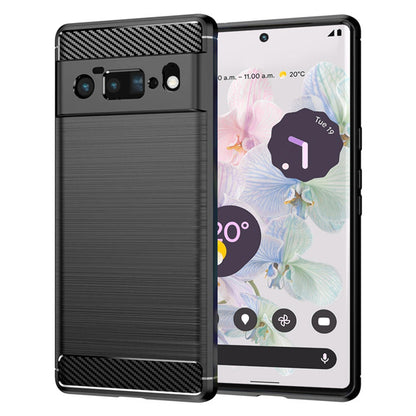 Θήκη για Google Pixel 6 Pro, Techsuit, Carbon, Μαύρο