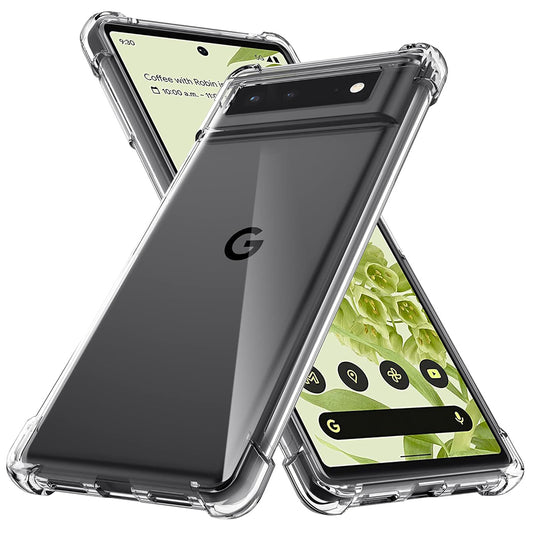 Case for Google Pixel 6 Pro, Techsuit, Shockproof Clear, Transparent