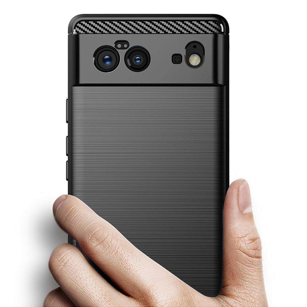 Θήκη για Google Pixel 6, Techsuit, Carbon, Μαύρο