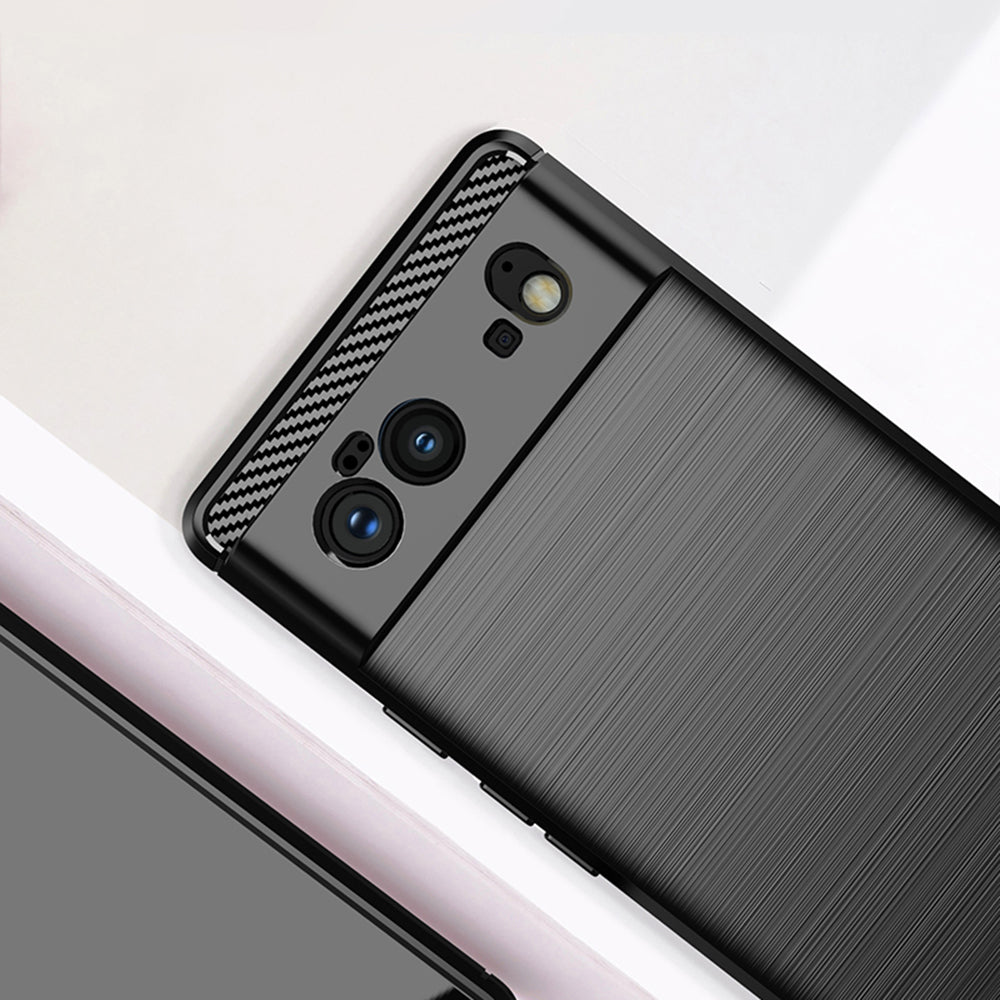Θήκη για Google Pixel 6, Techsuit, Carbon, Μαύρο
