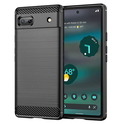 Θήκη για Google Pixel 6a, Techsuit, Carbon, Μαύρο