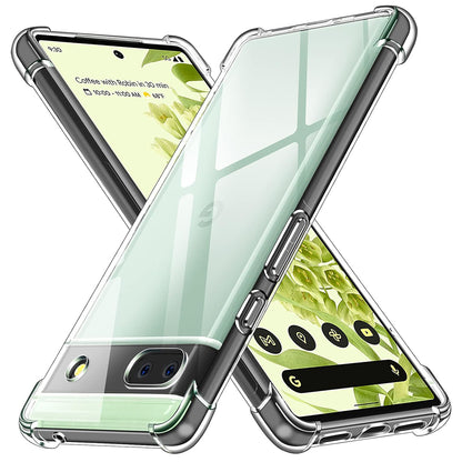 Θήκη για Google Pixel 6a, Techsuit, Ανθεκτική σε Κρούσεις Διαφανής, Διάφανη