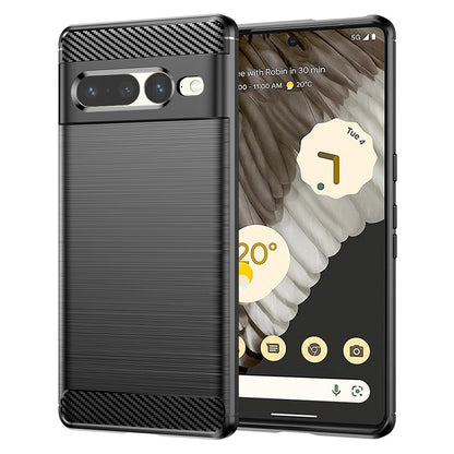 Θήκη για Google Pixel 7 Pro, Techsuit, Carbon, Μαύρο