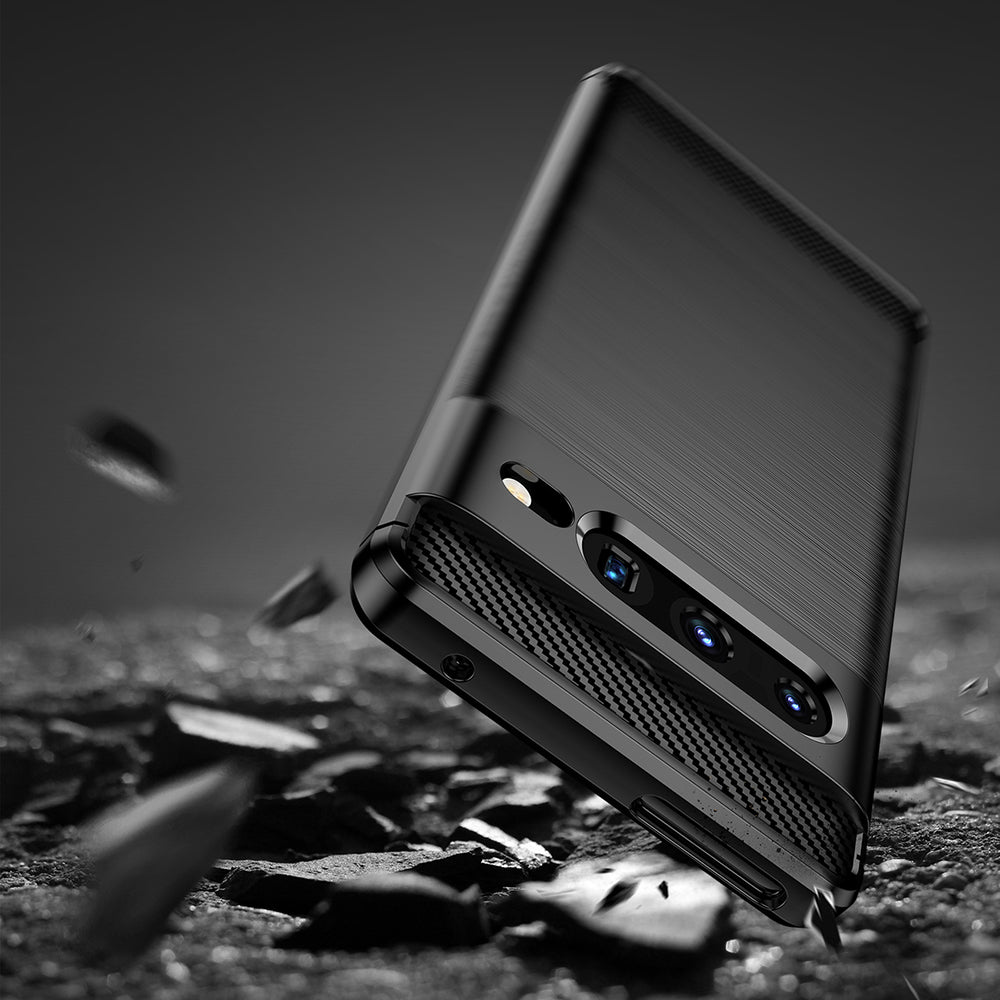 Θήκη για Google Pixel 7 Pro, Techsuit, Carbon, Μαύρο