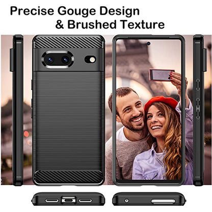 Θήκη για Google Pixel 7, Techsuit, Carbon, Μαύρο