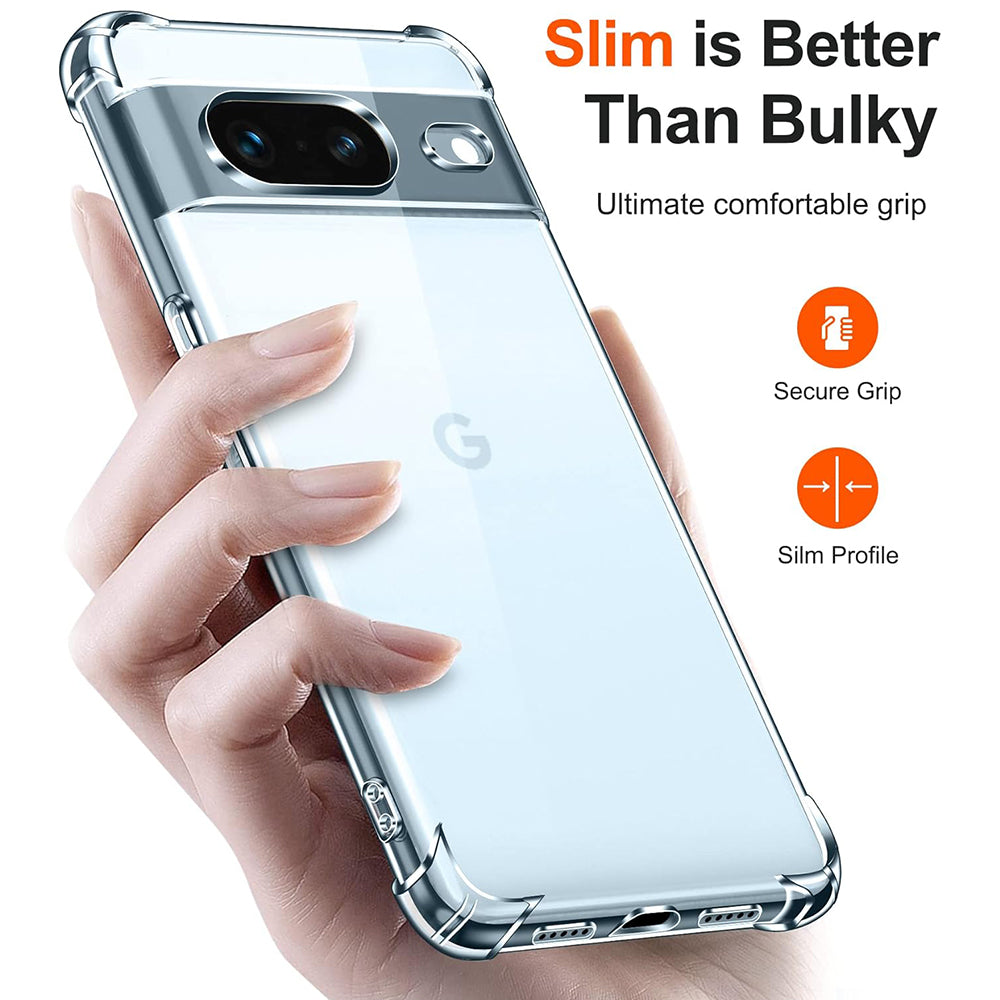 Θήκη για Google Pixel 7, Techsuit, Ανθεκτική σε Κρούσεις Διαφανής, Διάφανη