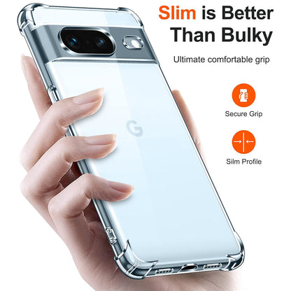 Θήκη για Google Pixel 7, Techsuit, Ανθεκτική σε Κρούσεις Διαφανής, Διάφανη