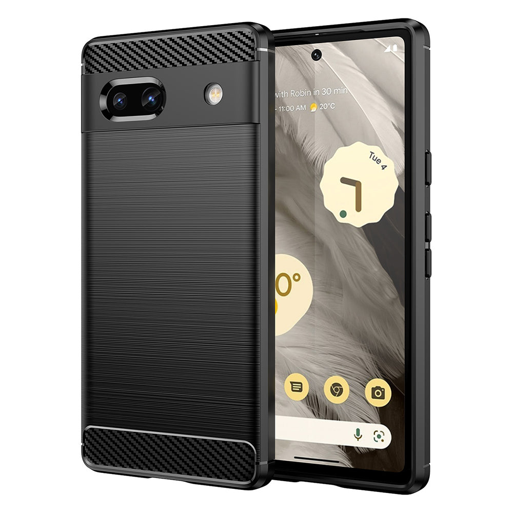 Case for Google Pixel 7a, Techsuit, Carbon, Black