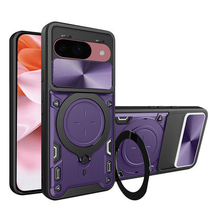 Case for Google Pixel 9 / 9 Pro, Techsuit, CamGuard Pro, Purple