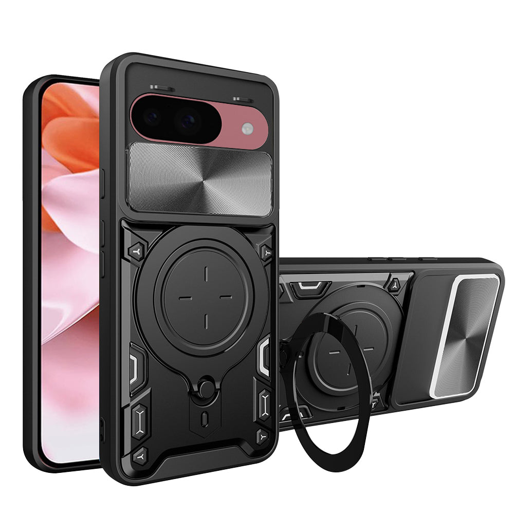 Θήκη για Google Pixel 9 / 9 Pro, Techsuit, CamGuard Pro, Μαύρο