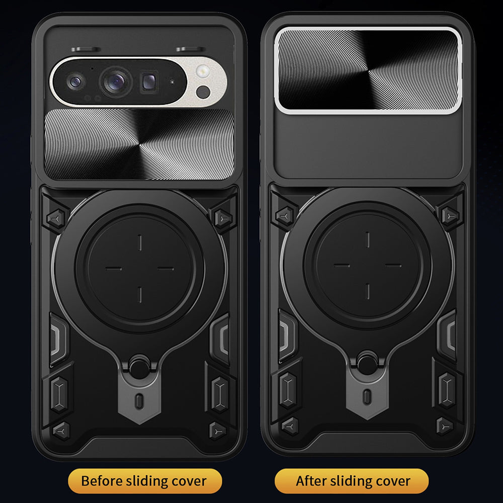 Θήκη για Google Pixel 9 / 9 Pro, Techsuit, CamGuard Pro, Μαύρο