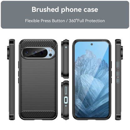 Θήκη για Google Pixel 9 / 9 Pro, Techsuit, Carbon, Μαύρο