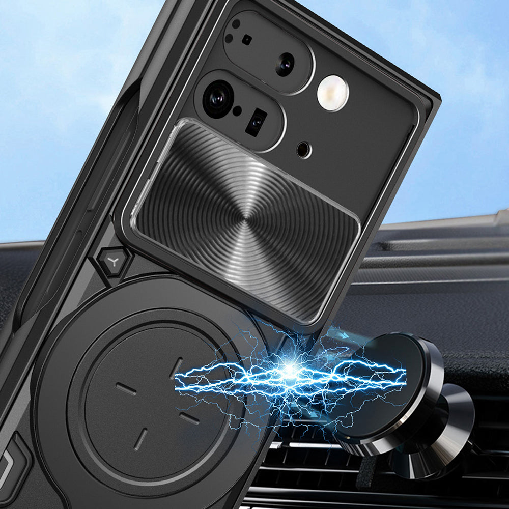 Θήκη για Google Pixel 9 Pro Fold, Techsuit, CamGuard Pro, Κόκκινο
