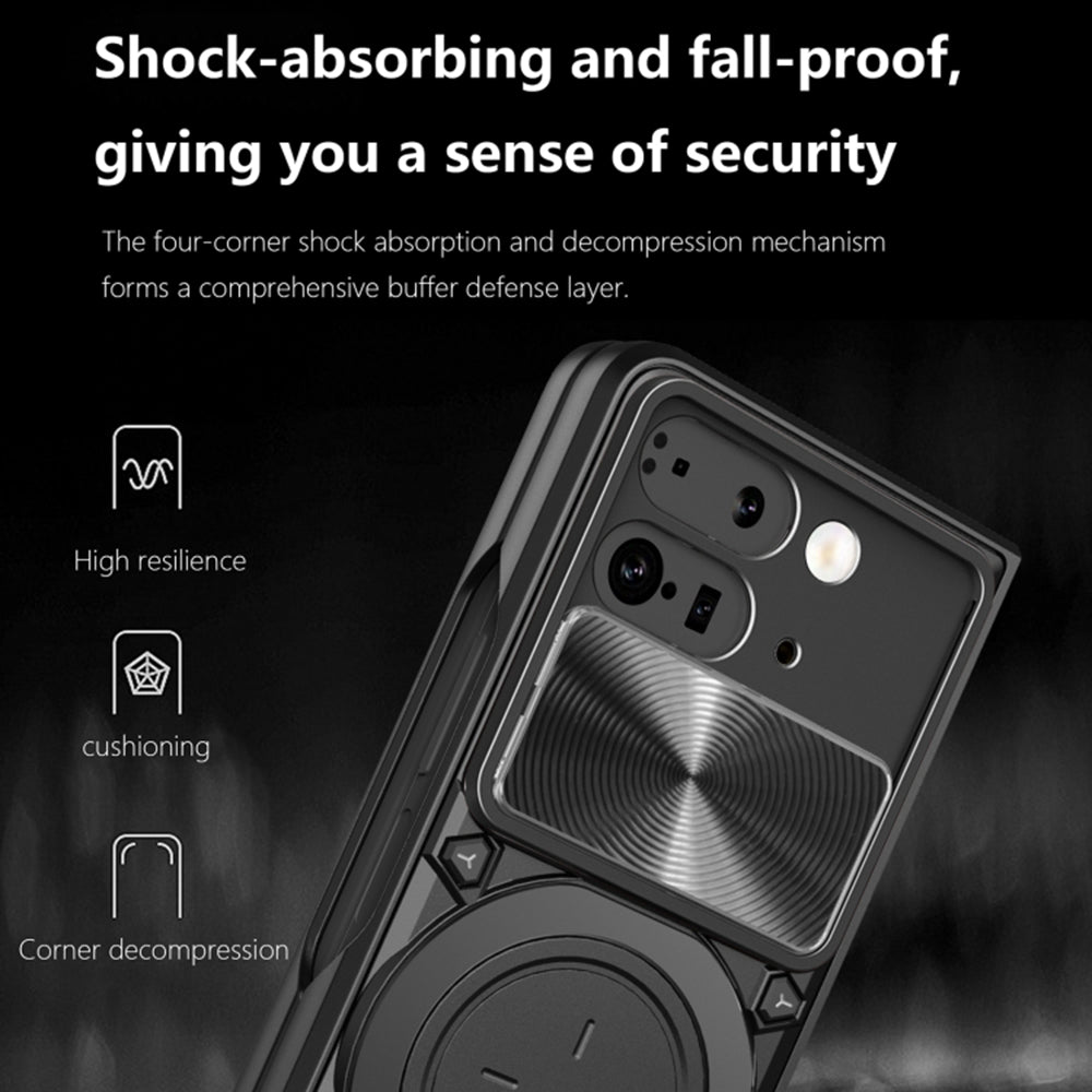Θήκη για Google Pixel 9 Pro Fold, Techsuit, CamGuard Pro, Κόκκινο