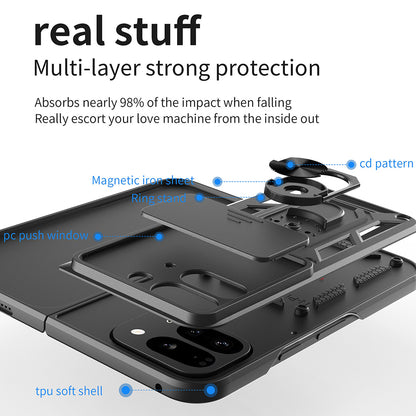 Θήκη για Google Pixel 9 Pro Fold, Techsuit, CamShield, Μπλε
