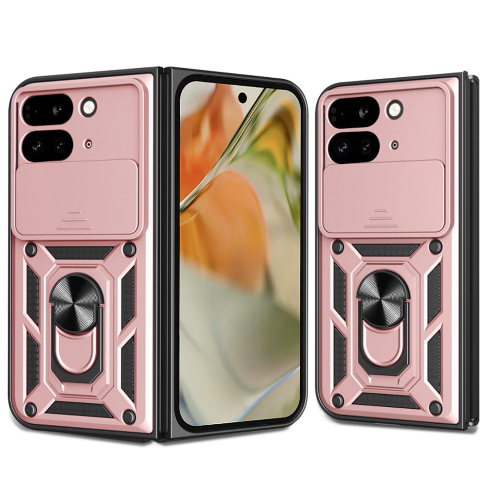 Θήκη για Google Pixel 9 Pro Fold, Techsuit, CamShield, Ροζ