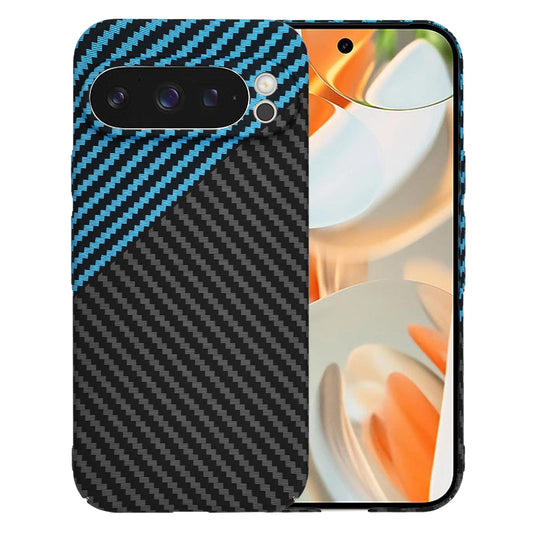 Θήκη για Google Pixel 9 Pro, Techsuit, Carbonite FiberShell, Μαύρο Μπλε