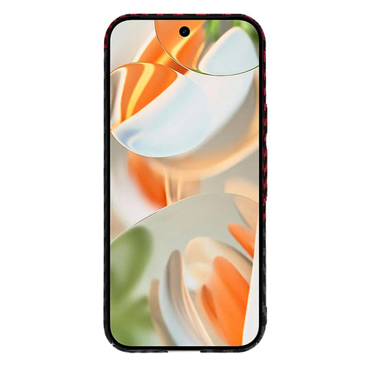 Θήκη για Google Pixel 9 Pro, Techsuit, Carbonite FiberShell, Μαύρο Κόκκινο