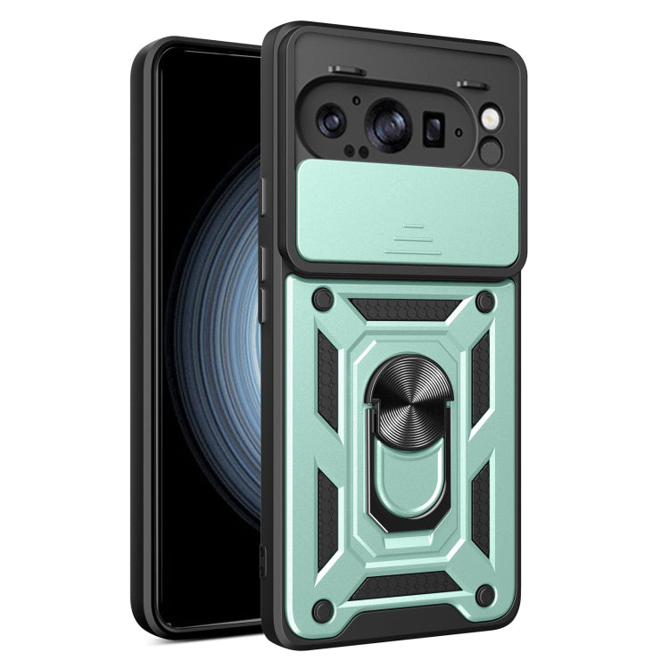 Θήκη για Google Pixel 9 Pro XL, Techsuit, CamShield, Πράσινο
