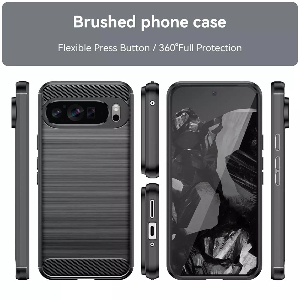 Θήκη για Google Pixel 9 Pro XL, Techsuit, Carbon, Μπλε