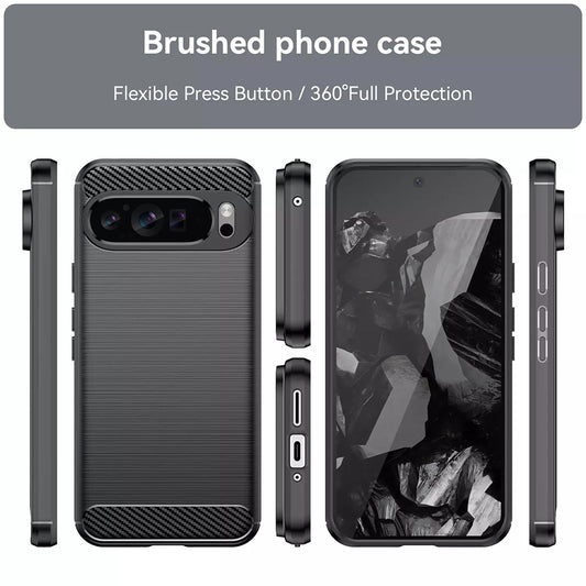 Θήκη για Google Pixel 9 Pro XL, Techsuit, Carbon, Μπλε