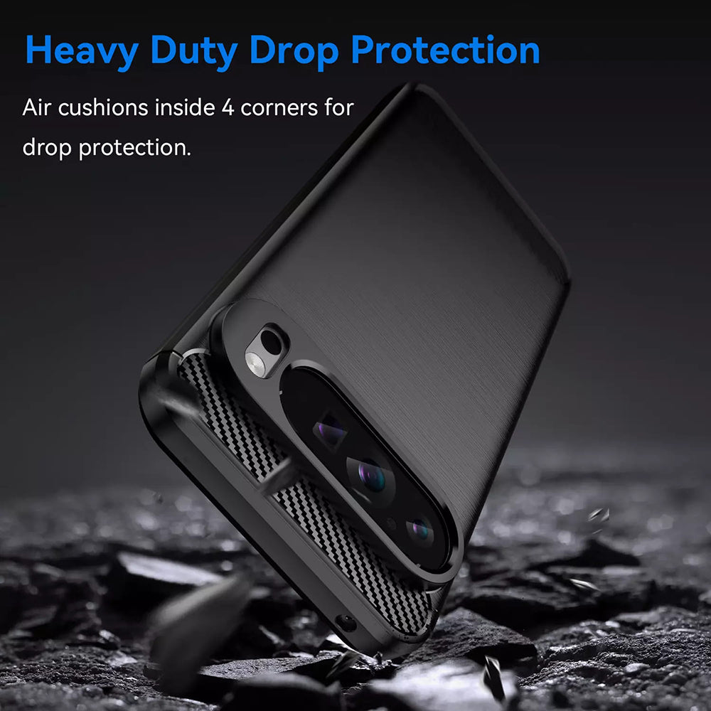 Θήκη για Google Pixel 9 Pro XL, Techsuit, Carbon, Μπλε